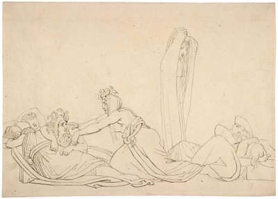 Awake, Arise, Rouse Her as I Rose Thee. The Furies by John Flaxman by John Flaxman